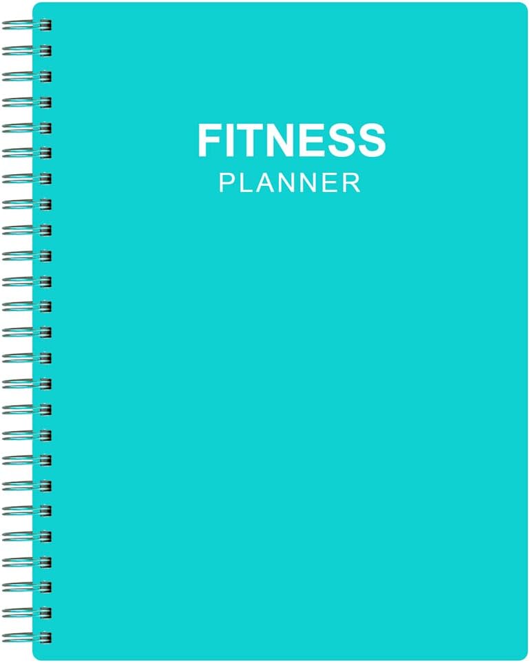 Nokingo Fitness Planner for Women & Men - A5 Workout Log Book/Exercise Log to Track Weight Loss, Gym, Bodybuilding Progress - Daily Health & Wellness Journal, 5.8X8.25 In Workout Book - Image 1