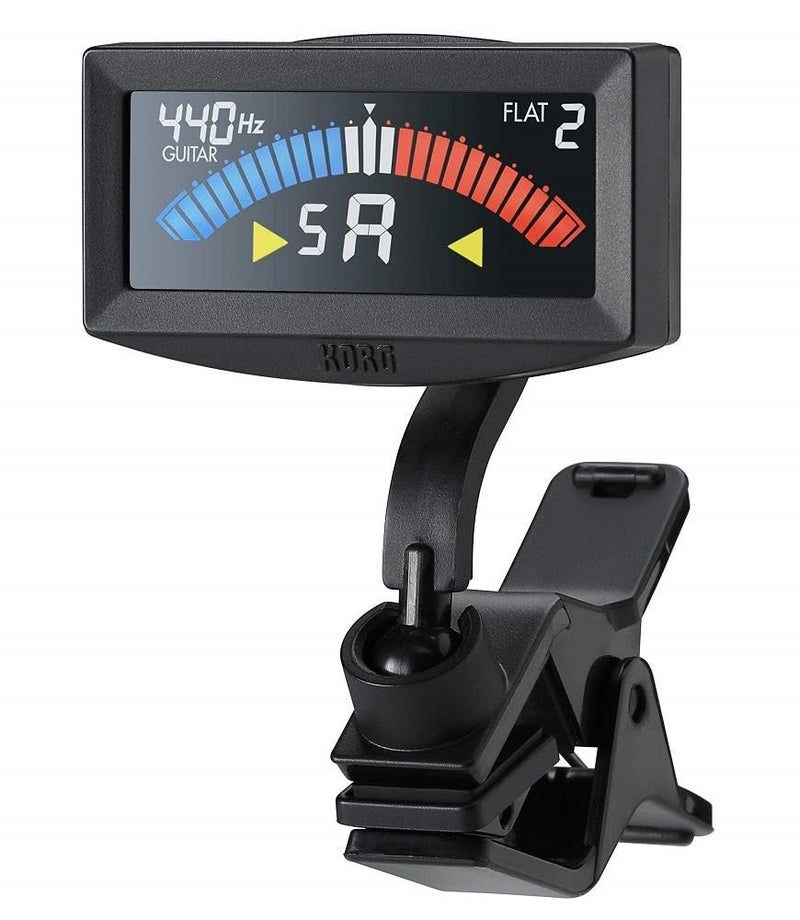 Korg - AW-4G-BK Pitchcrow Clip-on Guitar Tuner - Black - Image 2