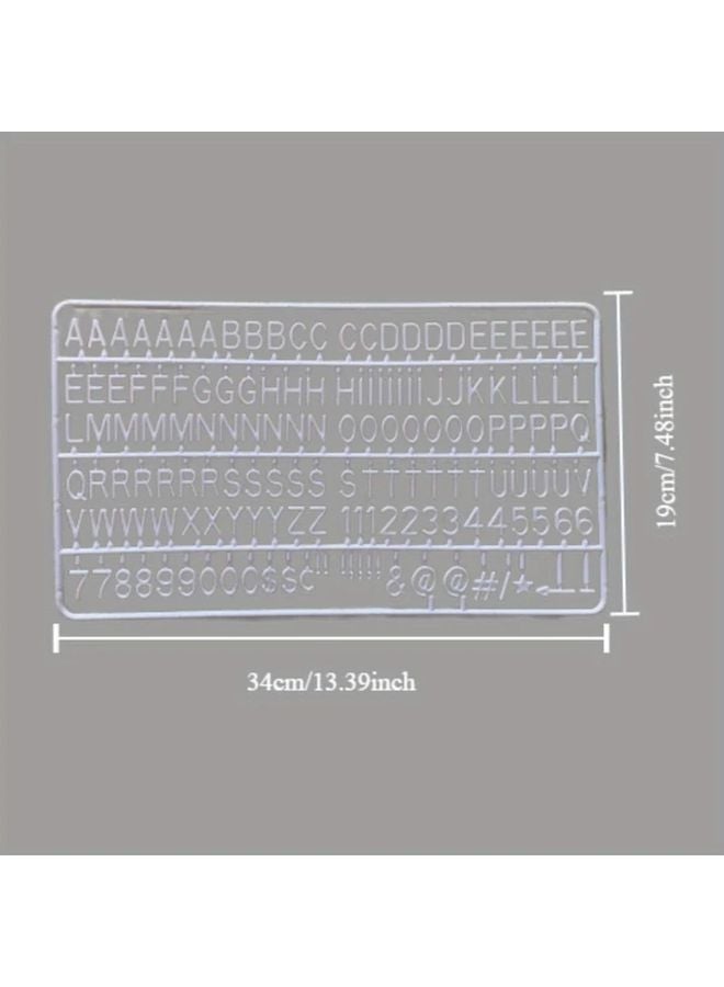 Light Blue 3 4 Inch Letters Numbers Symbols For Flet Letter Boards 2pcs Set - Image 4