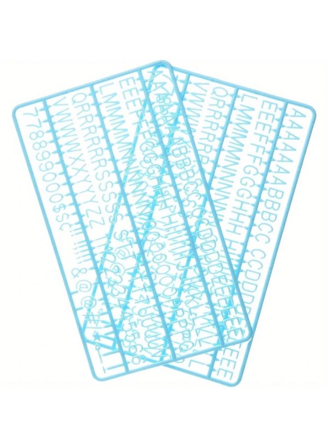 Light Blue 3 4 Inch Letters Numbers Symbols For Flet Letter Boards 2pcs Set - Image 1