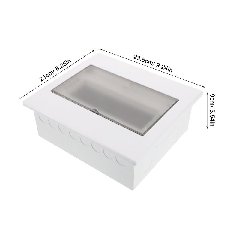 📦 صندوق توزيع داخلي بلاستيكي مخفي التركيب للتحكم في الدوائر الكهربائية - Image 4
