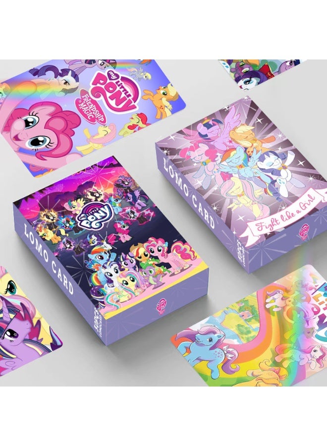 NIBEMINENT 30 قطعة بطاقات لومو مزدوجة الجوانب كرتونية من ماي ليتل بوني لهواة الجمع والهدايا - Image 1