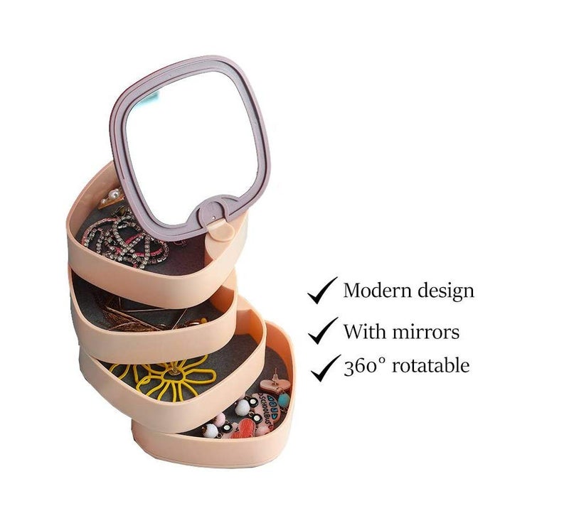 EMNDR Plastic Earring Holder with Lid (Multicolour) - Image 3