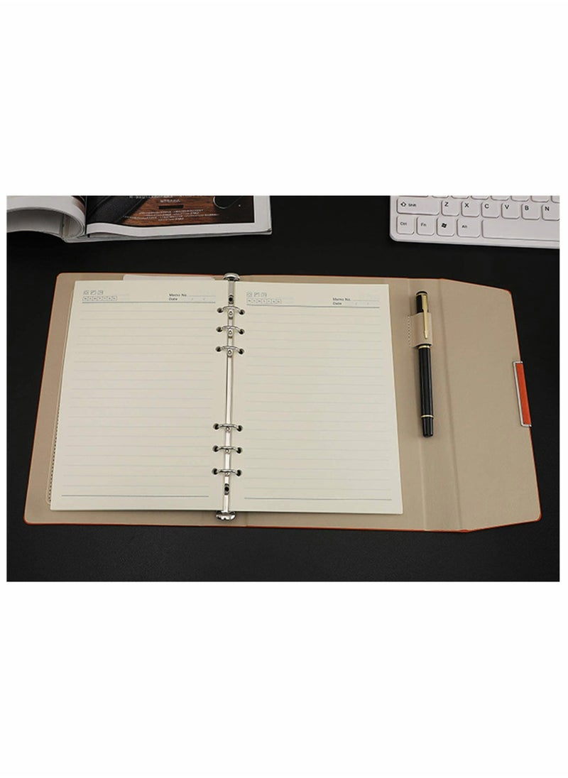 Excefore - A5 3-Folds Loose-Leaf Notebook Business Office Diary 235 * 175mm blue - Image 1
