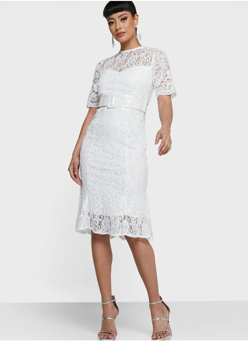 Ella Limited Edition Laced Sweetheart Neck Dress