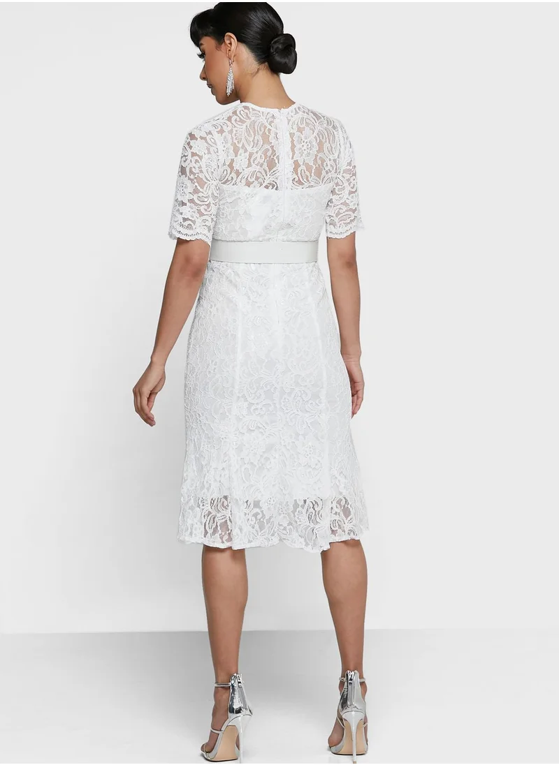 Ella Limited Edition Laced Sweetheart Neck Dress