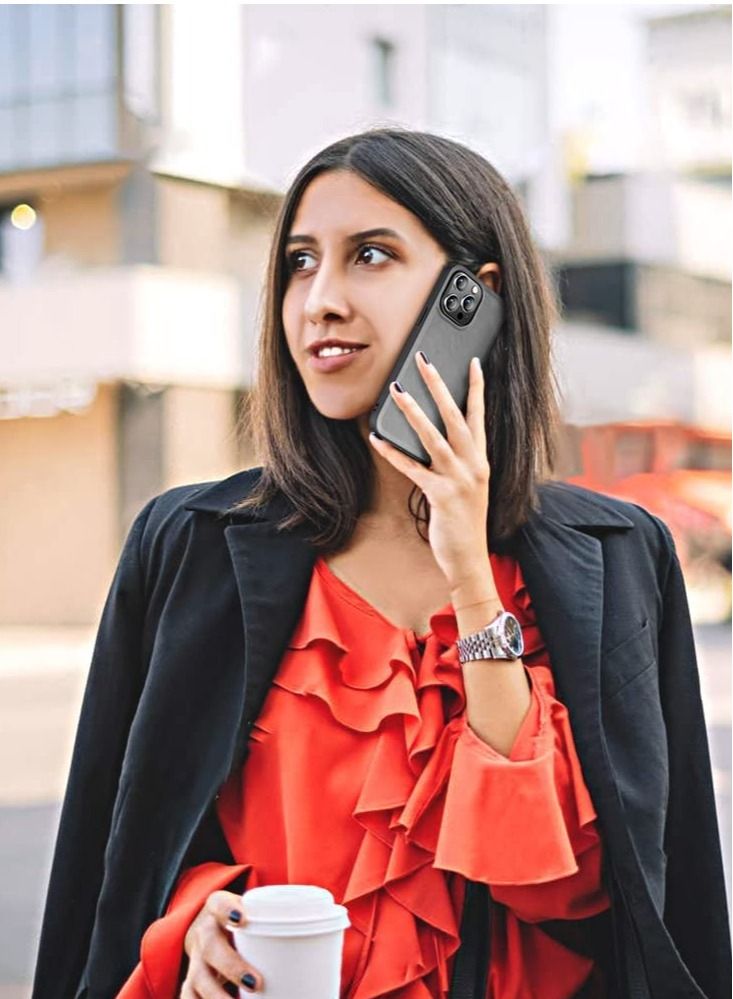 XiuWoo حافظة جلدية PU رفيعة متوافقة مع آيفون 14 برو ماكس، حماية فاخرة للأعمال - Image 5