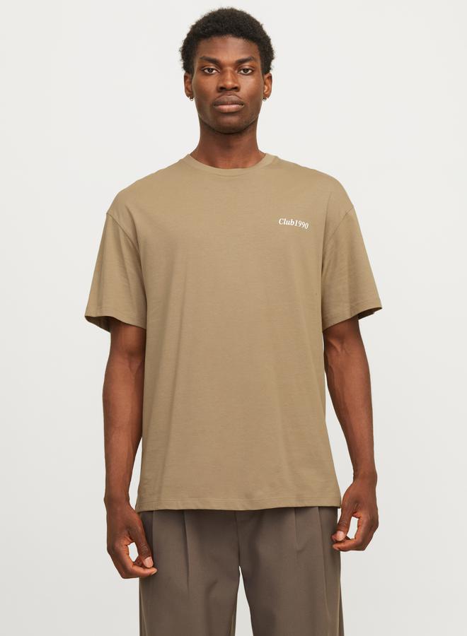 JACK & JONES Back Graphic Print Wide Fit T-Shirt  - Image 1