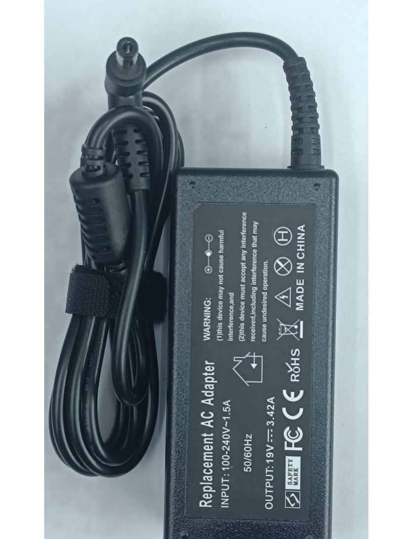 NMT AC ADAPTER  ASUS 65W 19V 3.42A 5.5x2.5mmX554L D550CA F502CA F551M K550CA R510L X552CL X555DA A52F A53S K52 53 55 Notebook PA-1650-78 ADP-65GD B AD883020  Cord (5.5x2.5mm) - Image 2