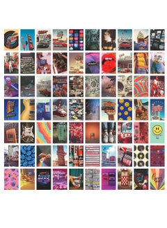 Retro Wall Collage Kit, Collage Kit for Wall Aesthetic, Retro 80s Room Decor Aesthetic Collage Picture, 70 Pcs 4x6'' VintageWall Art Decor Picture, for Teen Girls Boys Room Bedroom Dorm