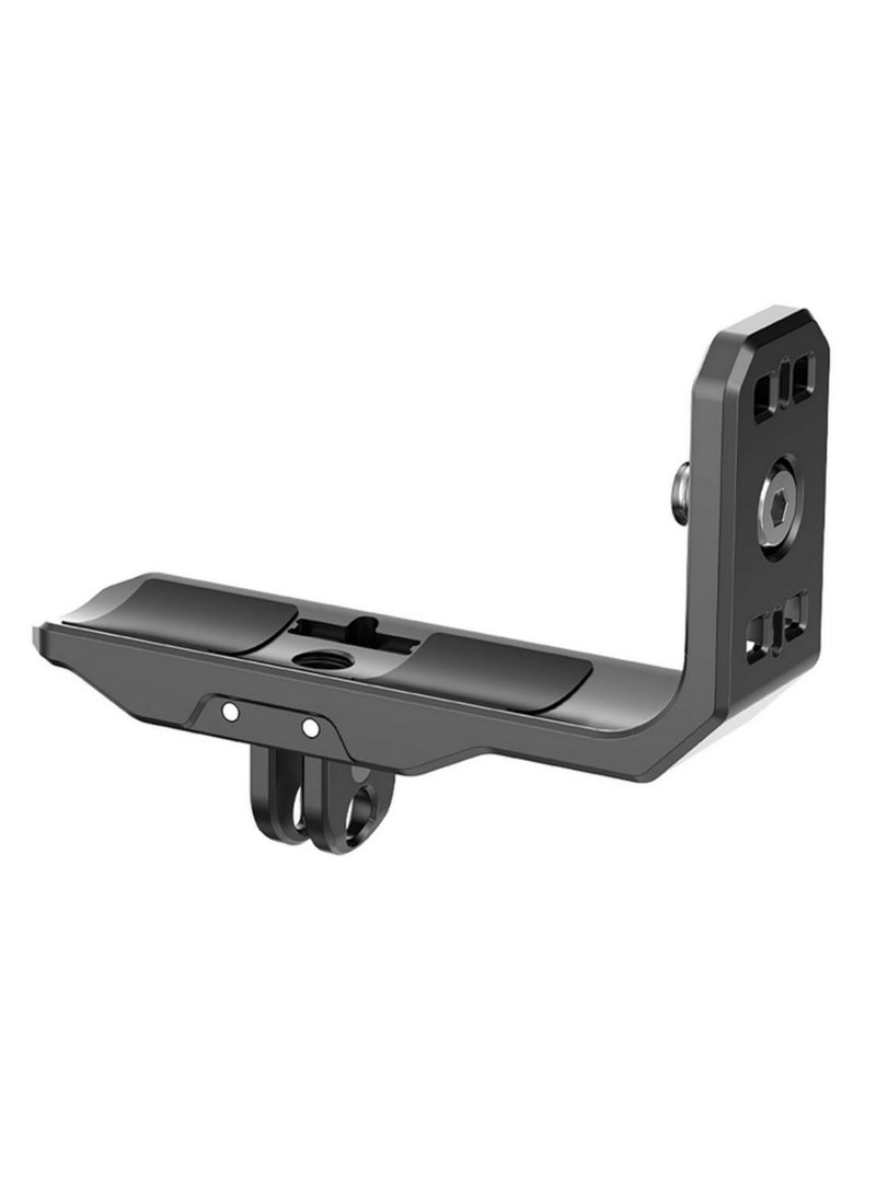 Generic For Insta360 X4 Metal Horizontal Shooting Bracket Mount with 1/4 Connector and 2-Jaw Adaptor Durable Camera Accessory Holder for Enhanced Perspective and Compatibility  - Image 2