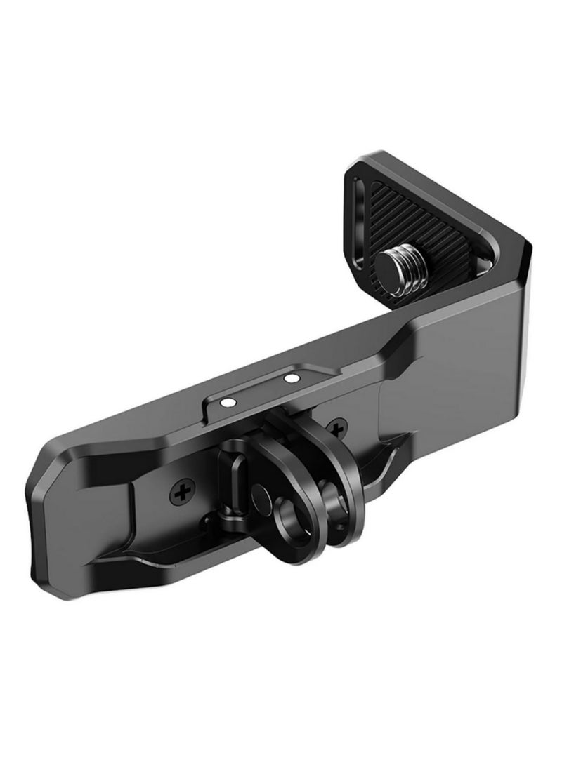 Generic For Insta360 X4 Metal Horizontal Shooting Bracket Mount with 1/4 Connector and 2-Jaw Adaptor Durable Camera Accessory Holder for Enhanced Perspective and Compatibility  - Image 4
