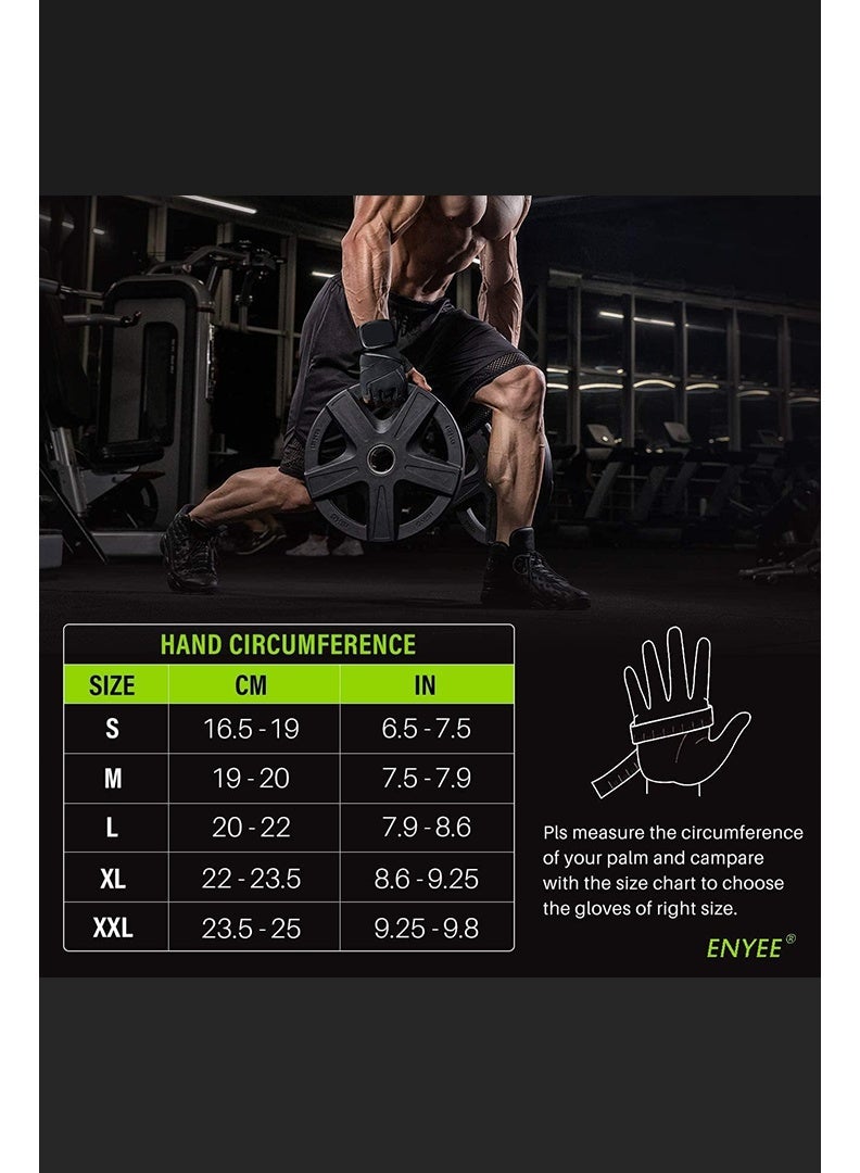 Auger Gym Gloves, Unisex Weight Lifting Gloves with Wrist Support, Full Palm Protection for Motorcycling, Riding, Fitness, Weightlifting, Exercise, Hanging, Pull-ups - Image 5