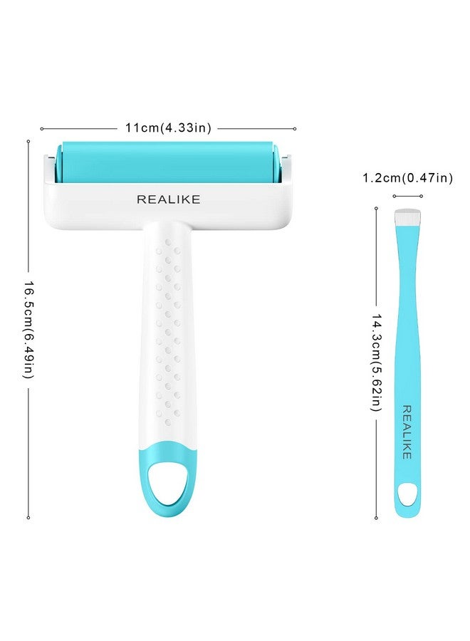 REALIKE Brayer Roller & Mat Tweezers Remover Set Craft Stamping Brayer Tools For Cricut/Silhouette/Brother Crafting Printmaking - Image 4