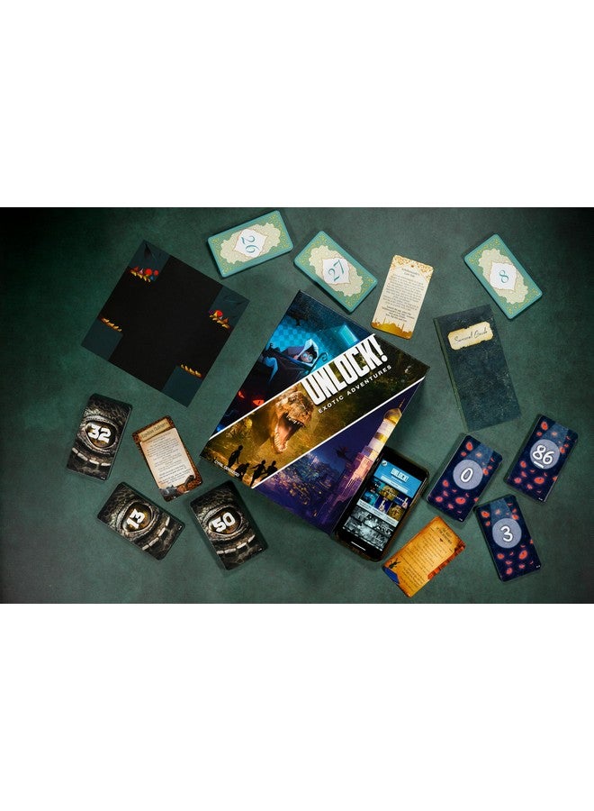 Space Cowboys UNLOCK! Exotic Adventures Card Game - Escape Room-Inspired Cooperative Adventure, Fun Family Game for Kids and Adults, Ages 10+, 1-6 Players, 1 Hour Playtime, Made by Space Cowboys - Image 5