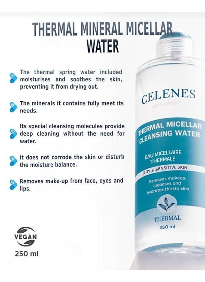 Celenes by Sweden Micellar Cleansing Water For Dry And Sensitive 250Ml