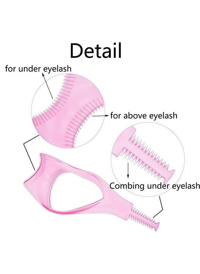 ericotry 2 Pcs Plastic Makeup Eyelash Tool Eyelash Brush Curler Magic Useful Cosmetic Mascara Eyelash Comb Applicator Helper Guide Card Tool For Women Ladies Girls Cosmetic (Color Ship At Random)  - Image 3