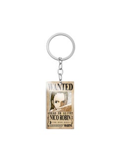 2024 One Piece Wanted Poster Keychain Nicole Robin