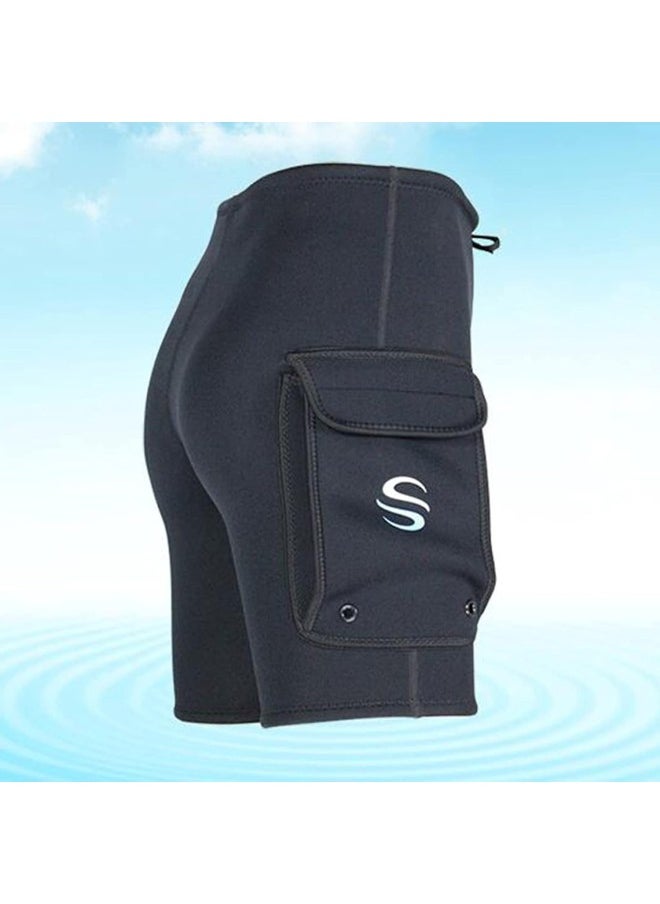 silvercnc Wetsuit Shorts Women Men Swimming Pants Jammers 3mm Neoprene Diving Wet Suit Trunks  - Image 3