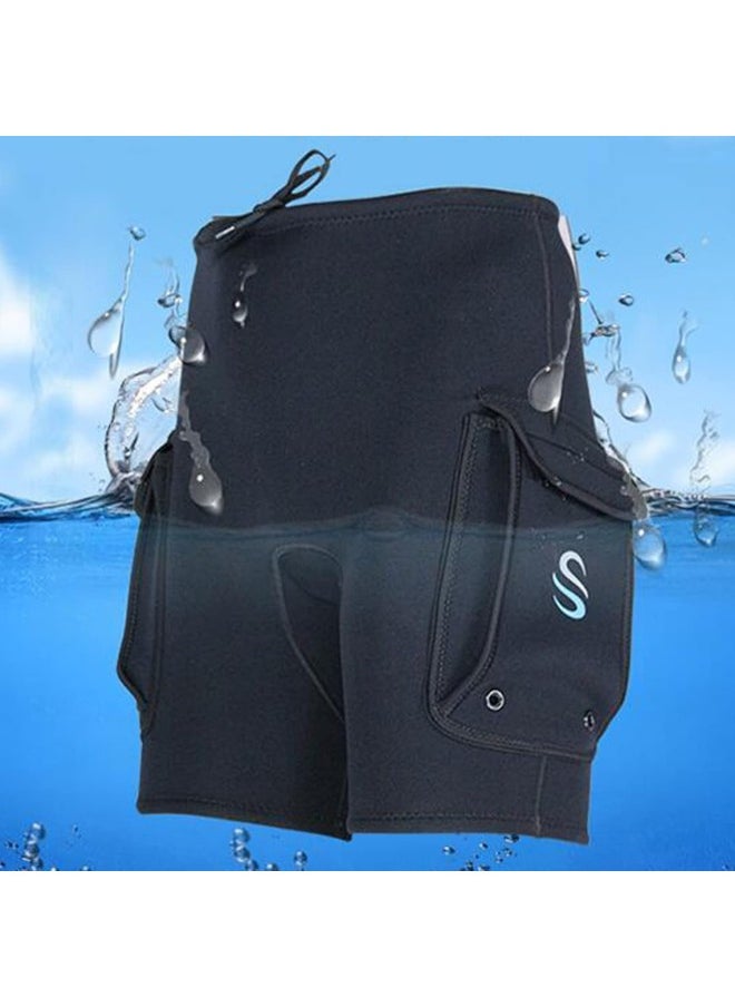 silvercnc Wetsuit Shorts Women Men Swimming Pants Jammers 3mm Neoprene Diving Wet Suit Trunks  - Image 2