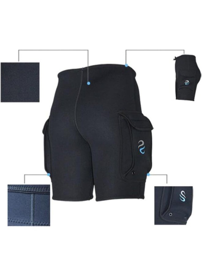 silvercnc Wetsuit Shorts Women Men Swimming Pants Jammers 3mm Neoprene Diving Wet Suit Trunks  - Image 4