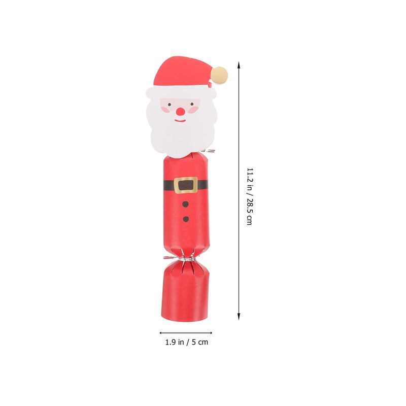 Christmas Candy Box Organizer 20pcs Red Santa Reindeer Design Festive Party Supplies - Image 3
