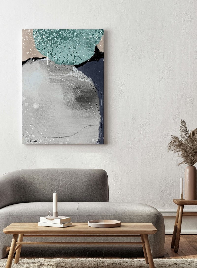 مودكلاس لوحة جدارية كانفس بتصميم تجريدي - Image 1