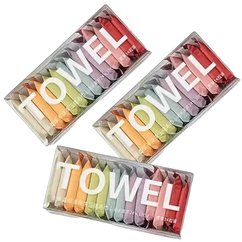 HEXONIQ® Compressed Towel Tablets, Mini Portable Magic Towels for Travel, Home, Outdoor Activities - Pack of 42 - Image 1