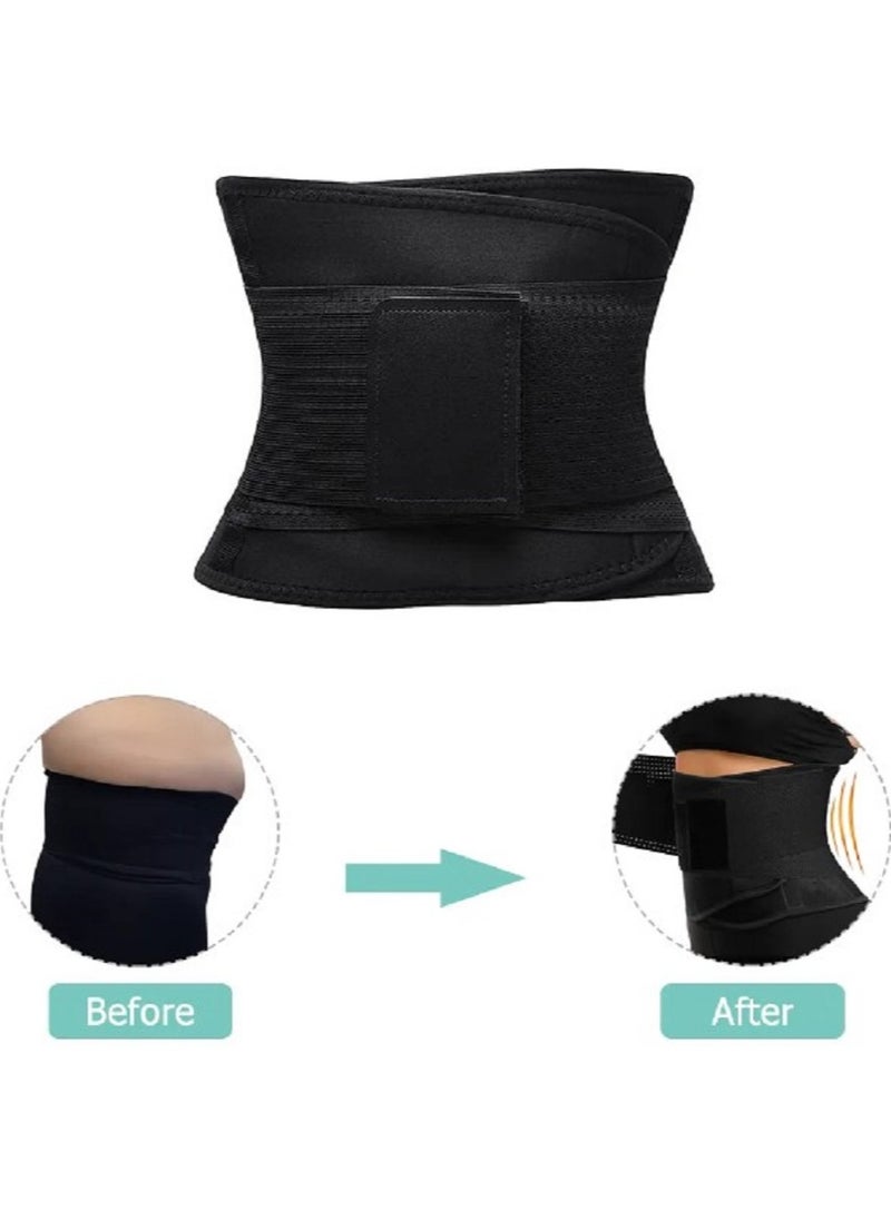 Generic - The waist and abdomen slimming belt targets the waist directly and makes the body sweat during physical fitness exercises, and stimulates faster fat burning in the abdomen.L - Image 1