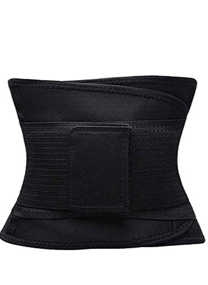 Generic - The waist and abdomen slimming belt targets the waist directly and makes the body sweat during physical fitness exercises, and stimulates faster fat burning in the abdomen.L - Image 1