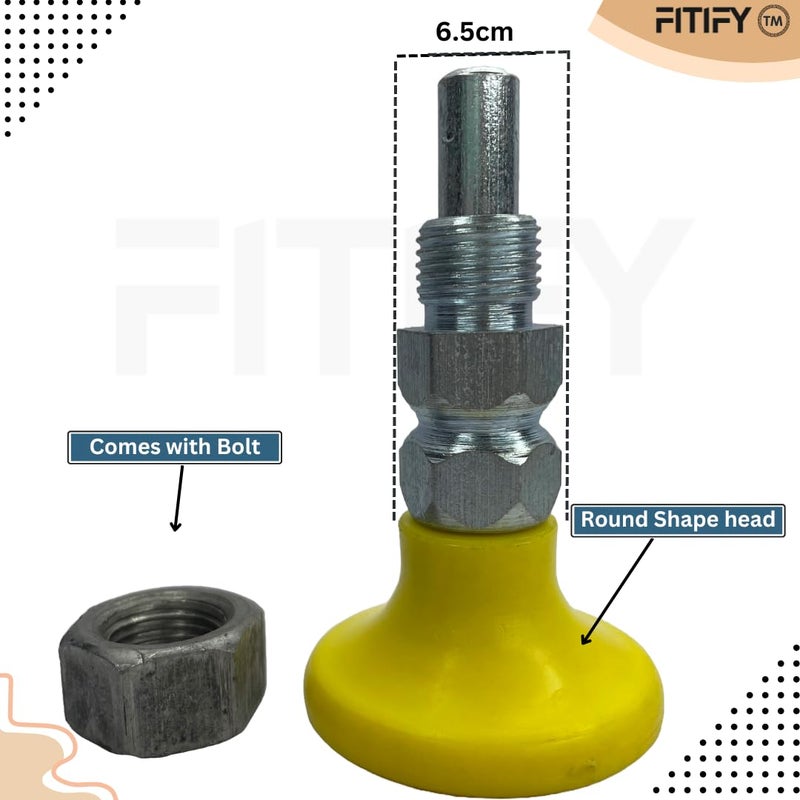FITIFY Gym Machine Locking Spring Catcher- Round (Head) Size: 6 Inch (Length) (2) - Image 2