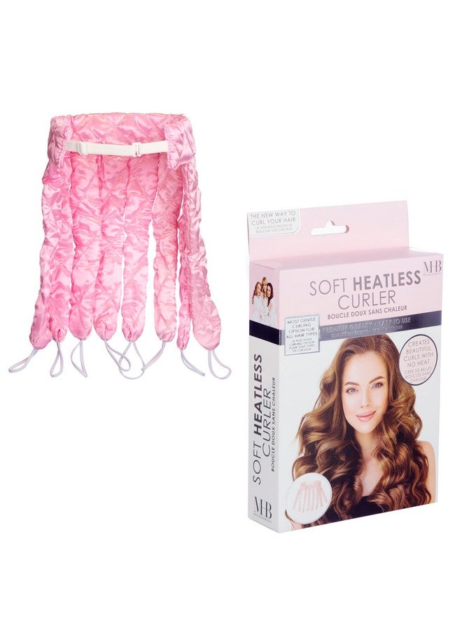 Expressions Soft Heatless Curler Premium Quality Hair Accessories For Women Light Pink Heatless Hair Curler Curling Headband Heatless Hair Roller - Image 2