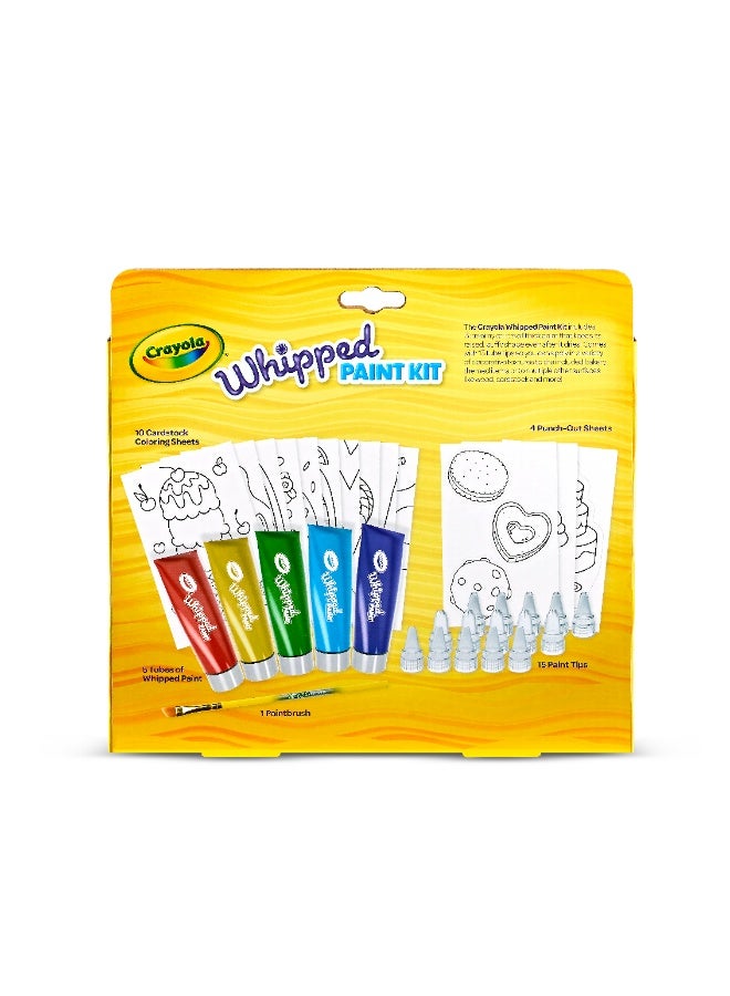 Crayola - Whipped Paint Kit, 15 Changeable Pints tips, 3 Unique Style ( Multicolour) 5+| LESS-MESS PAINTING | 3D ART | GIFT FOR BOYS & GIRLS Ages 5+ - Image 3