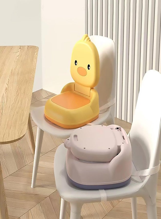 Zeto Baby Chair for 2 to 5 Years (with Cushion) - High Plush Back Rest, Adjustable, Sturdy, Anti-Slip, Easy to Clean Chair for Kids - (Pink) - Image 3