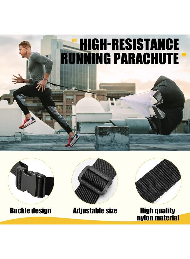 مجموعة معدات تدريب السرعة والرشاقة، سلم سرعة بطول 20 قدمًا، 12 مخروطًا، 4 حواجز قابلة للتعديل، حبل قفز، مظلة. مثالية لكرة السلة وكرة القدم وكرة القدم الأمريكية للشباب والكبار. - Image 4