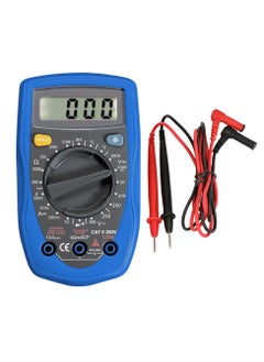King Mariot Portable Digital Multimeter | 3 1/2 Digit LCD Display | Measures AC/DC Voltage, Current, Resistance, Temperature | Includes Various Test Functions 