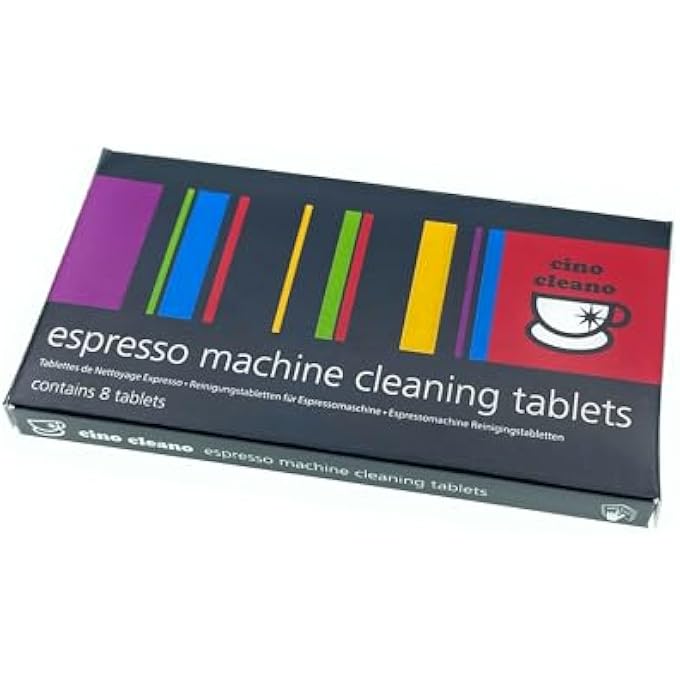 CAFETTO Cino Cleano Espresso Machine Cleaning Tablets For Breville Espresso Machines Descaling Tablets For Baristas Pack Of 2 16 Tablets - Image 2