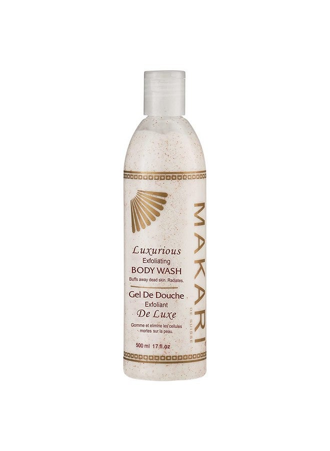 Makari Classic Luxurious Exfoliating Body Wash (500 Ml) | Brightening & Exfoliating Body Cleanser | Removes Dead Skin Cells & Unclogs Pores | Recommended For All Skin Types - Image 1
