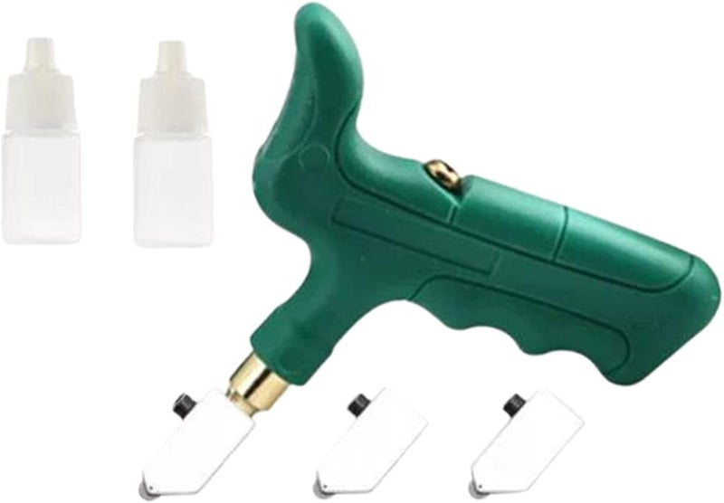 كلاراكو أداة يدوية لقطع الزجاج، قاطع بلاط يدوي، أداة قطع الزجاج مع كماشة لكسر الزجاج، طقم أدوات يمكنك صنعه بنفسك، طقم قاطع زجاج - Image 3