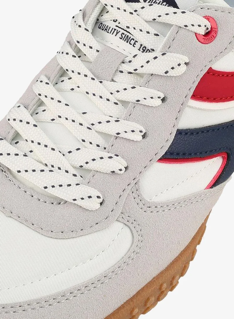 Lee Cooper WHITE Women Colourblock Lace-Up Sneakers for Women | Best Price UAE