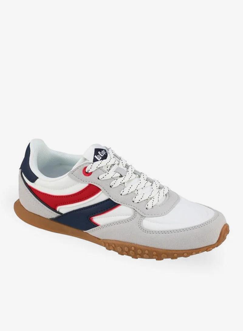 Lee Cooper WHITE Women Colourblock Lace-Up Sneakers for Women | Best Price UAE