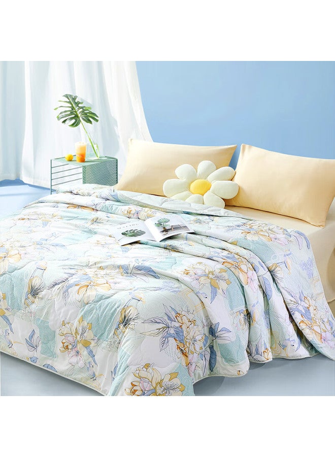 Fuanna Washable Summer Cool Quilt With Antibacterial Holes Double Air-conditioned Quilt Core 3kg 230×229cm - Image 2