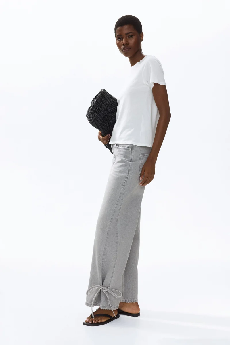Barrel High Waist Ankle Jeans