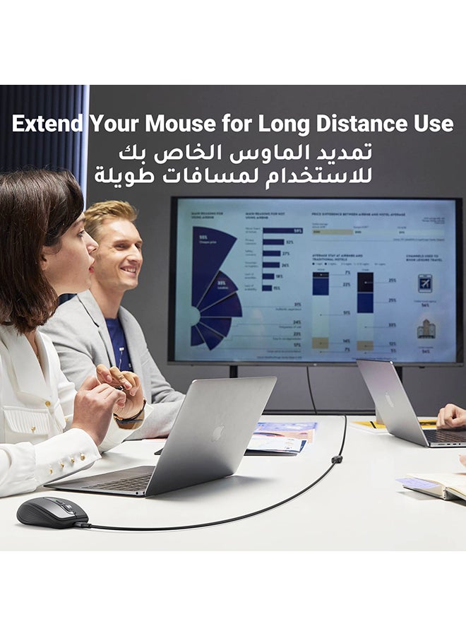 Ugreen USB Extension Cable USB 3.0 Extender Cord Type A Male to Female Data Transfer Compatible for Playstation,VR,USB Flash Drive,Card Reader,Hard Drive (1 Meter) - Image 3