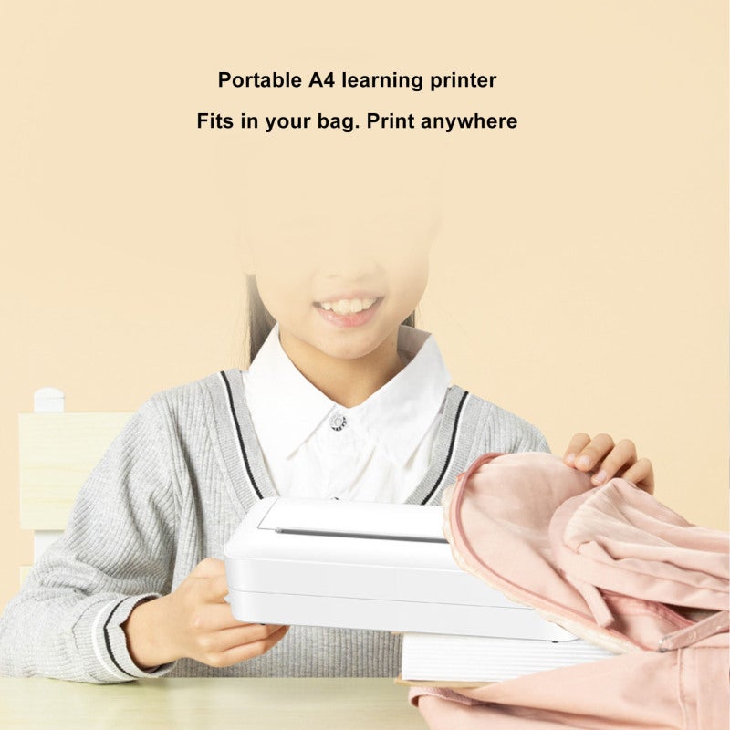 Portable Printer Thermal Technology Inkless Printing - Portable Printer for On-the-Go Use - Remote Printing via Bluetooth for Smart Devices - Image 5