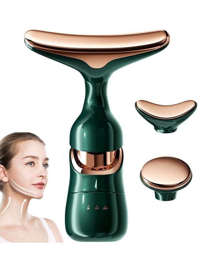 Snivy Snivy Face Beauty Device, 3 in 1 Anti Wrinkles Face Neck Eyes Skincare Instrument, Face Sculpting Tool Multifunctional Neck Face Beauty Device, Vibration Facial Beauty Device for Skin Care