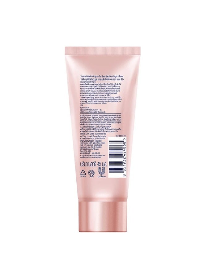 Vaseline Glutaglow Bright & Renew Ampoule Dry Serum Deodorant - 45ml - Image 2