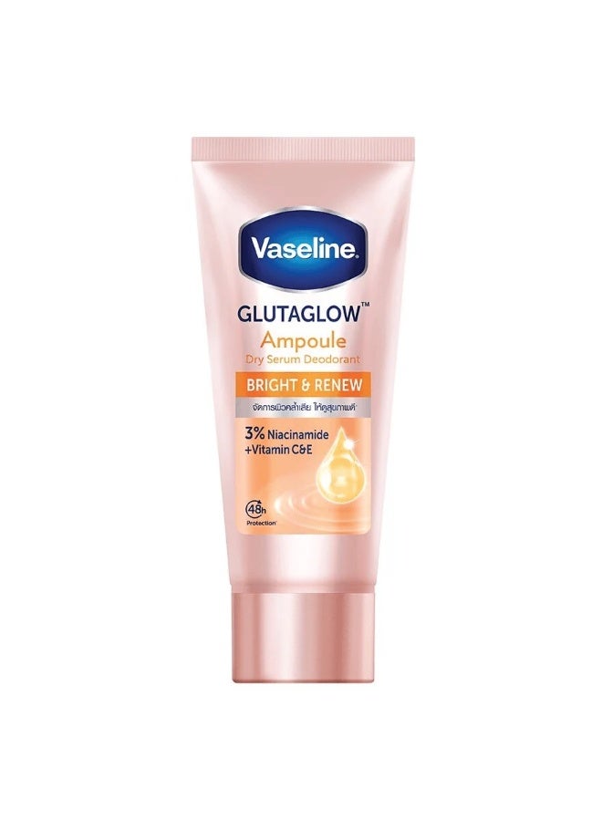 Vaseline Glutaglow Bright & Renew Ampoule Dry Serum Deodorant - 45ml - Image 1