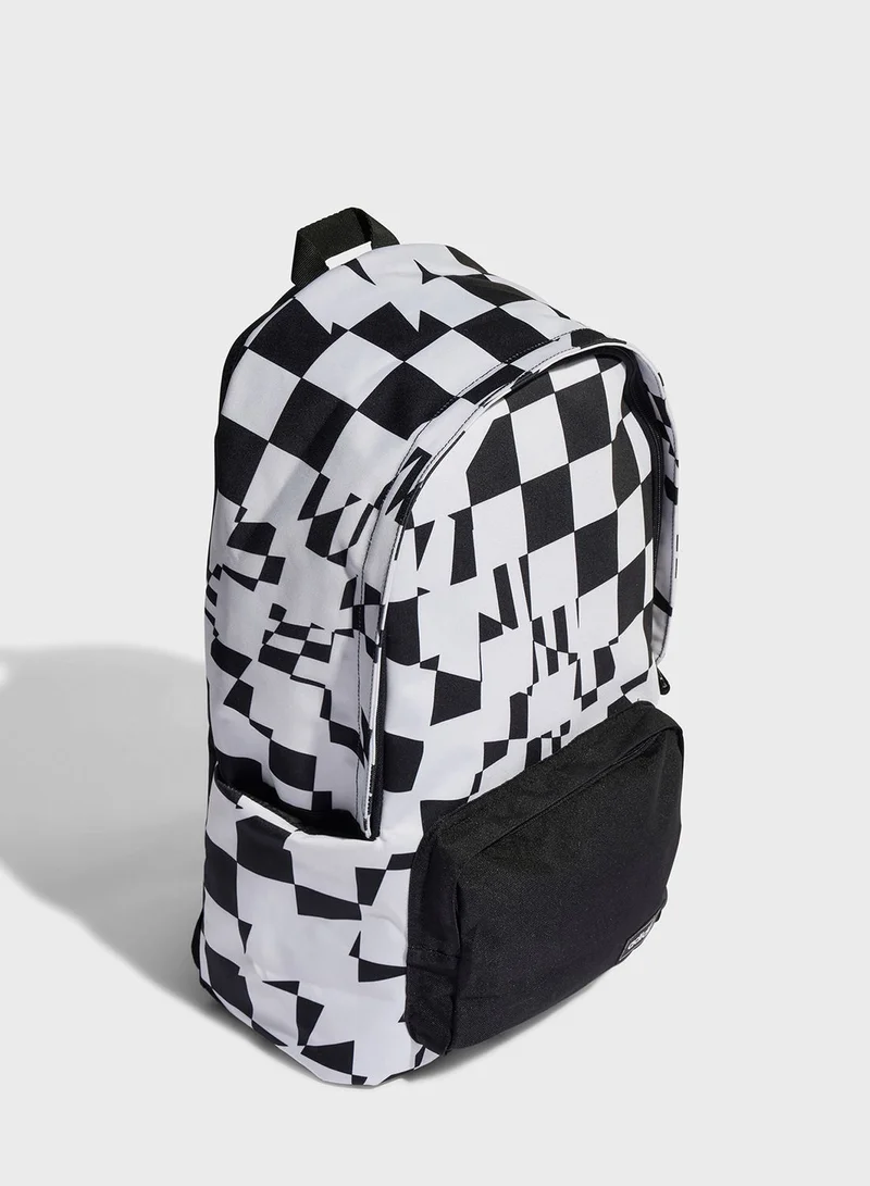 Adidas Classics Graphic Zip Over Backpack