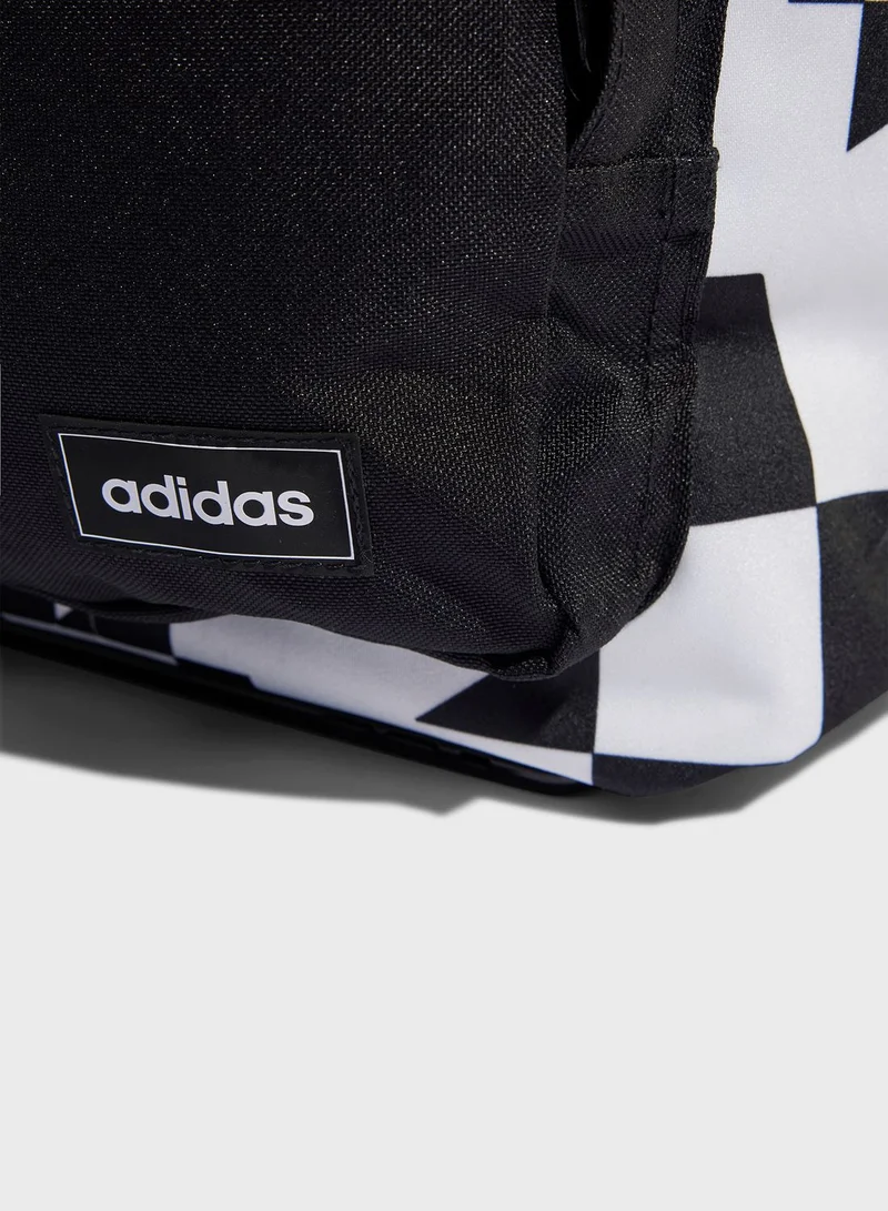 Adidas Classics Graphic Zip Over Backpack